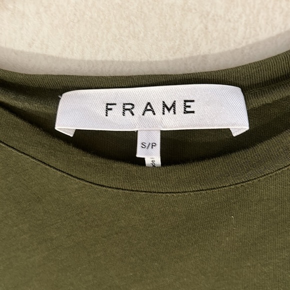 Frame kaki green maxi dress Size Small - Picture 2 of 4